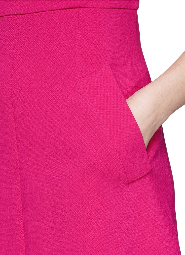 DVF 'Halle' Sleeveless Stretch Woven A-Line Dress, Rosy Blush Pink