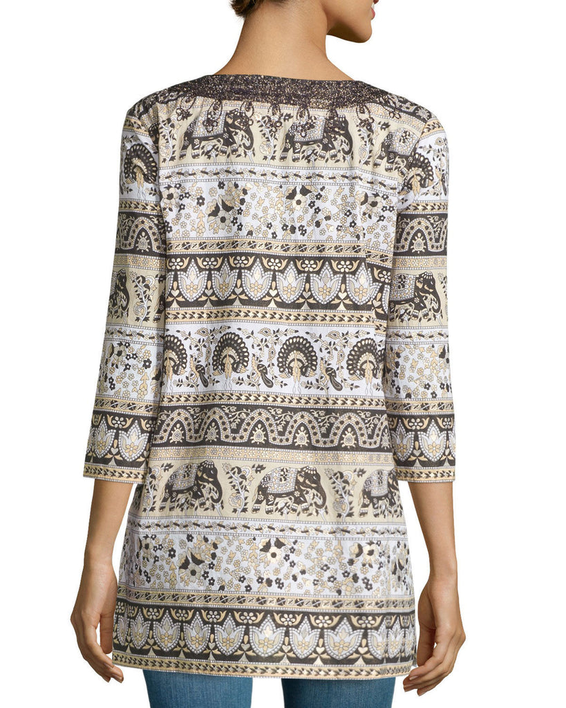 Calypso St. Barth Hester Oliphant Printed Cotton Tunic, Multi