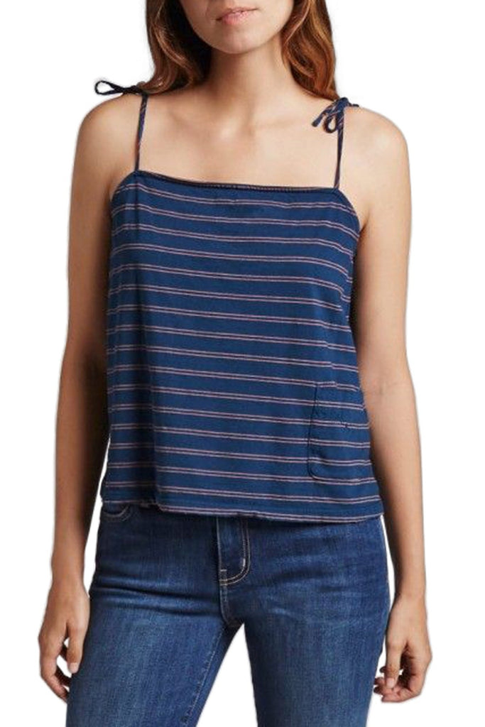 Current/Elliott 'The Knit Tie Cami' Top, BLUE
