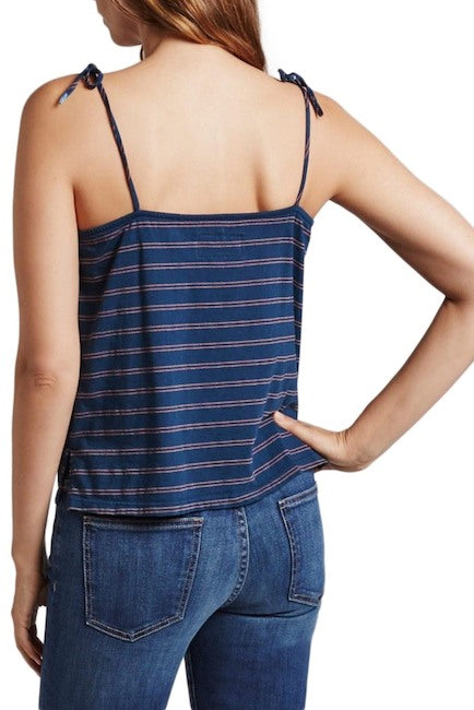 Current/Elliott 'The Knit Tie Cami' Top, BLUE