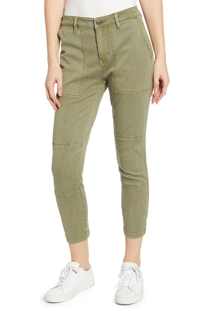 Current/Elliott The Weslan Utility Pant, Army Green