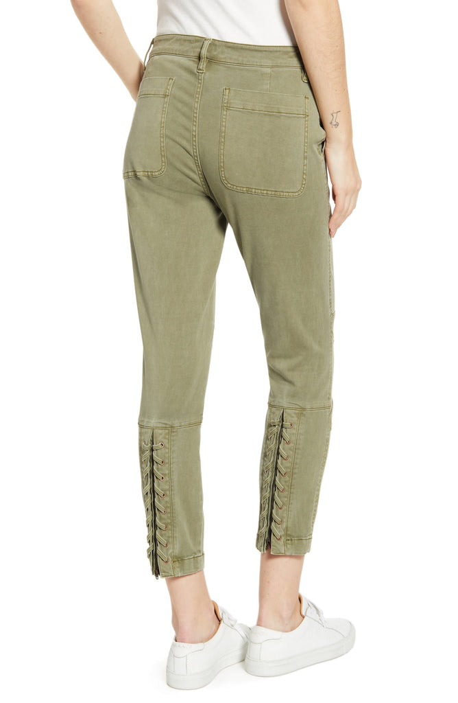 Current/Elliott The Weslan Utility Pant, Army Green