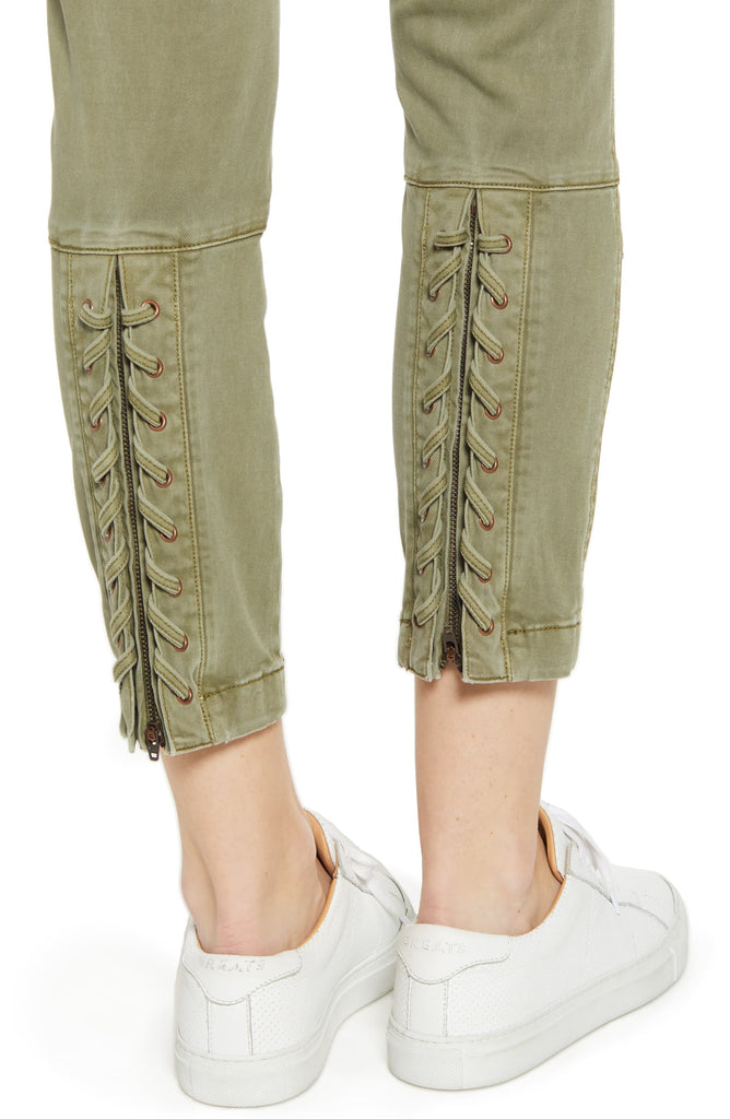Current/Elliott The Weslan Utility Pant, Army Green