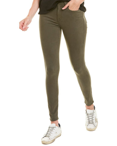 Joie Laurelle High Waist Button-Fly Cropped Jeans, Caviar