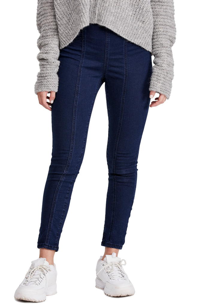Free People Stretch 'Feel Alright Skinny' Jean, Stargirl Indigo