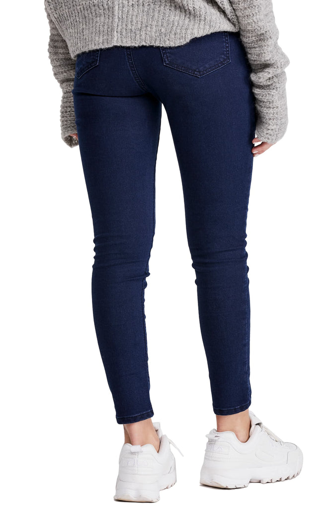 Free People Stretch 'Feel Alright Skinny' Jean, Stargirl Indigo