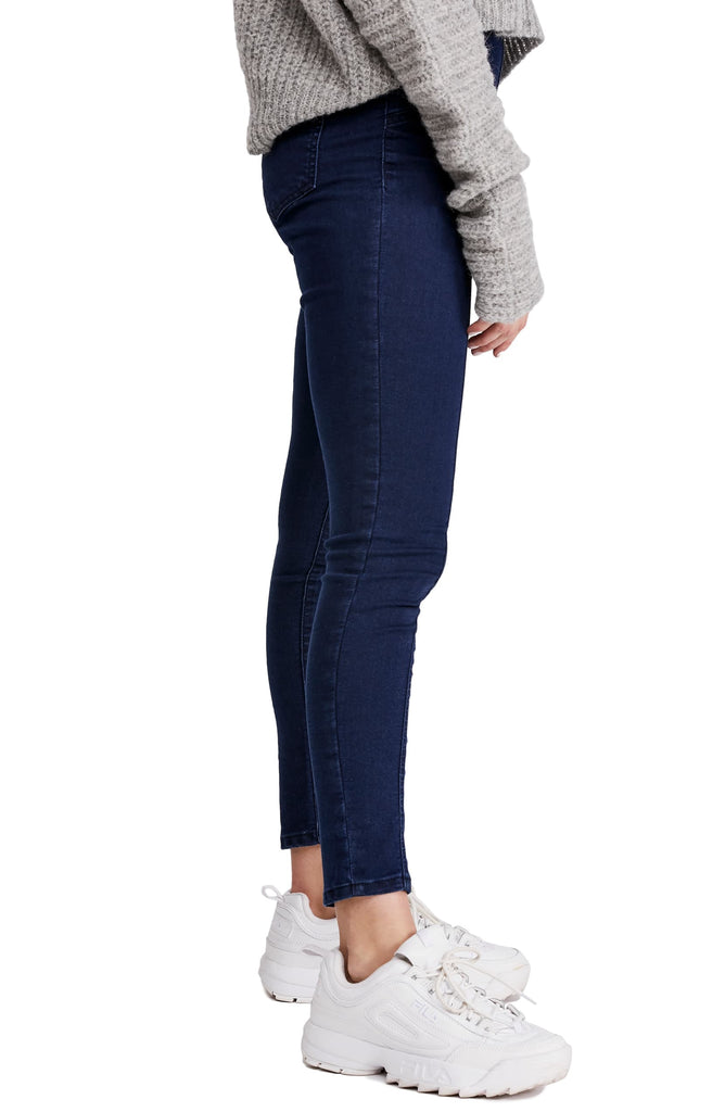 Free People Stretch 'Feel Alright Skinny' Jean, Stargirl Indigo