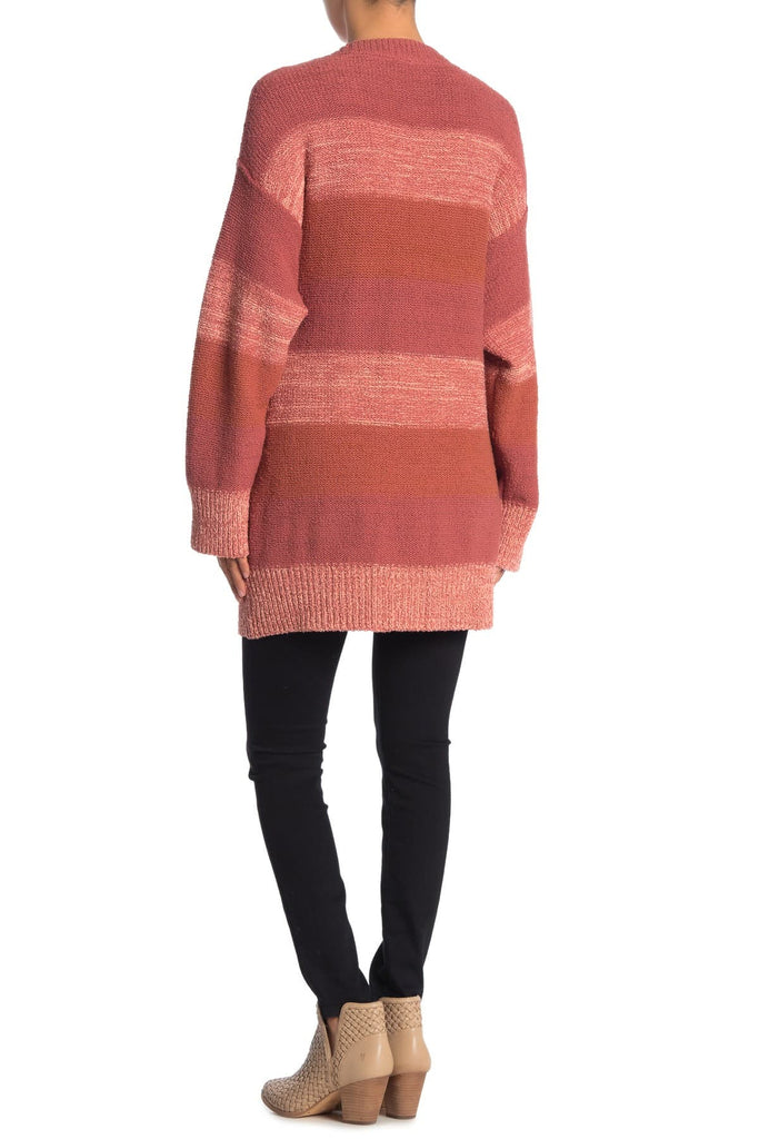 Free People Southport Oversized Cardigan Sweater, Blushes Combo