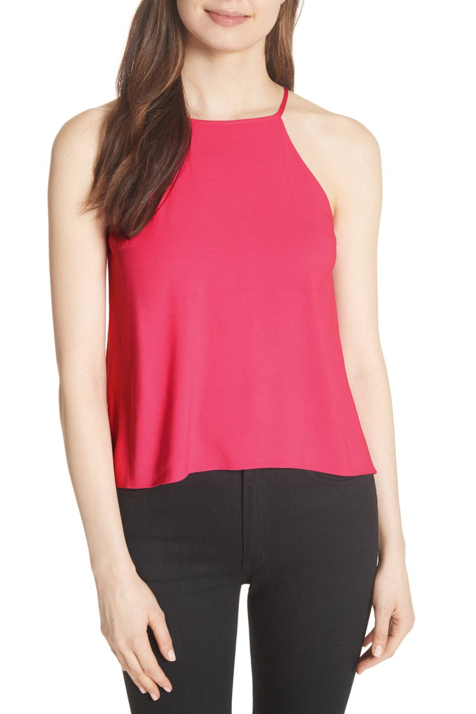 Joie Bramy Split-Back Sleeveless Tank Top, Hacienda Pink