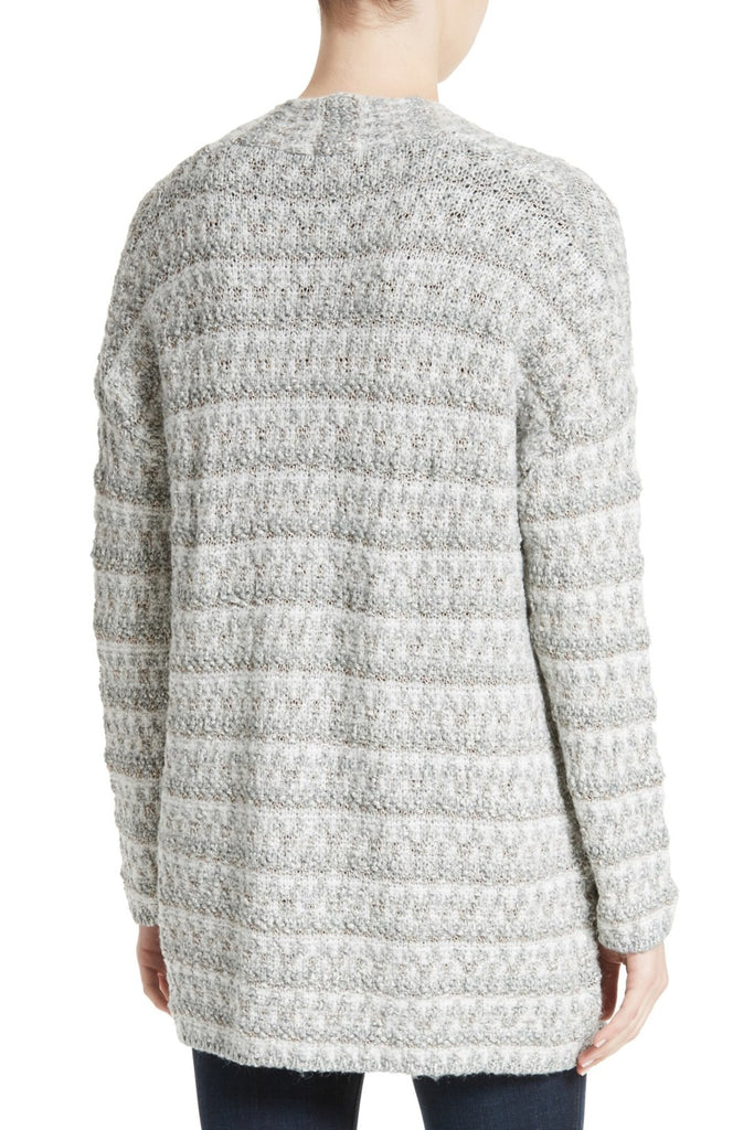 Joie 'Lerado' Boucle Cardigan Sweater, Porcelain/Antique Silver