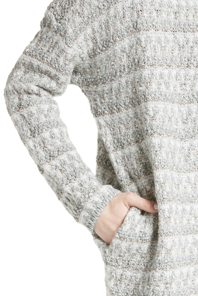 Joie 'Lerado' Boucle Cardigan Sweater, Porcelain/Antique Silver