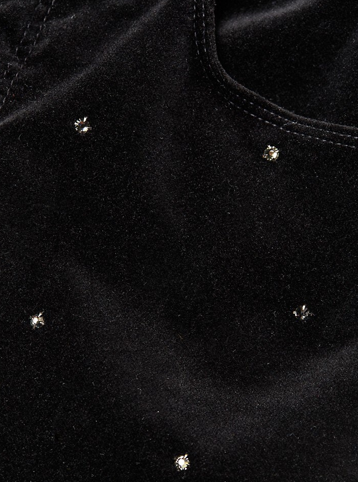 L'AGENCE Margot High-Rise Ankle Skinny Velvet Crystal Jeans