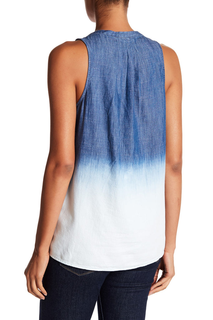 Soft Joie 'Carley B' Ombre Denim Sleeveless Top, Bleached Indigo