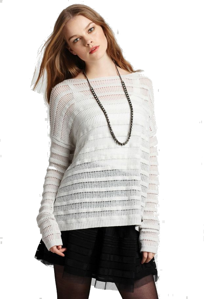 Theory Ameline Loryelle Wool Ribbed Striped Sweater, Icy Ecru