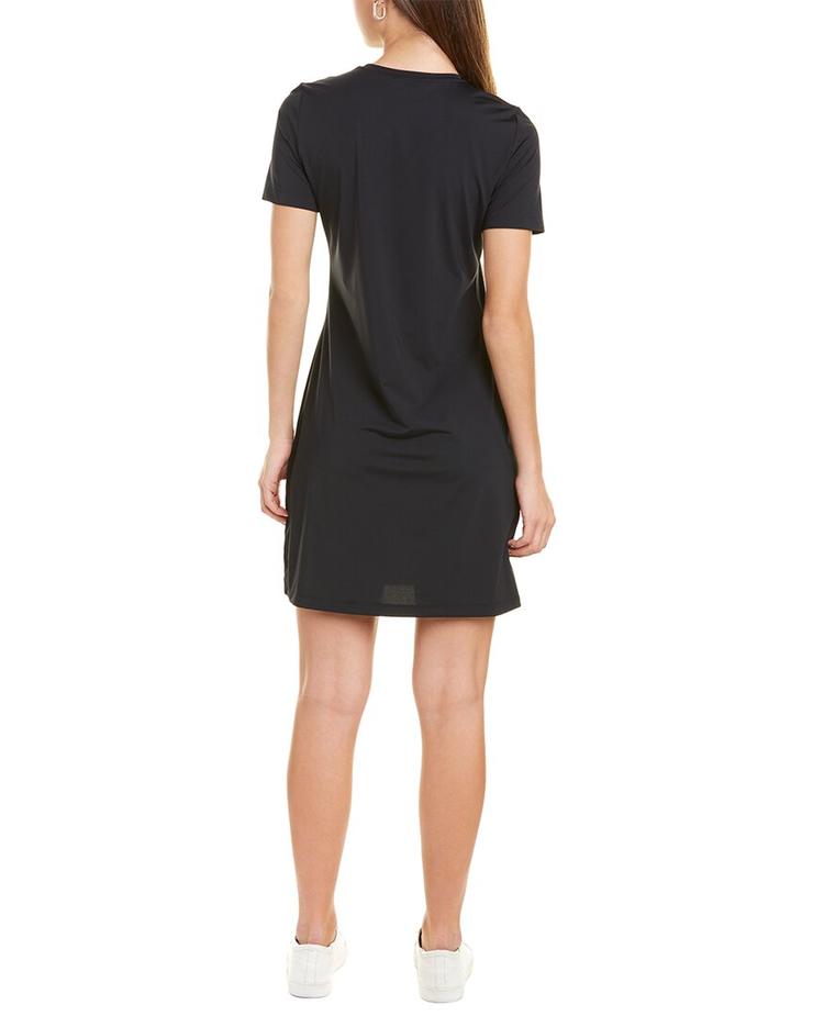 Theory 'Cherry B2' Short-Sleeve Travel Jersey Dress, Black