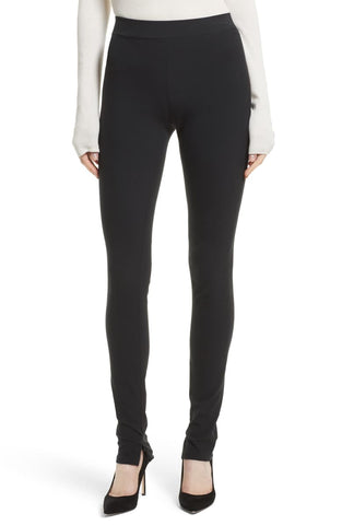 Theory Petteri Rosina Crepe Cold Shoulder Top, Black