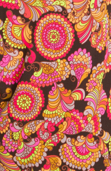 Trina Turk Britta Printed One-Shoulder Dress, Multi