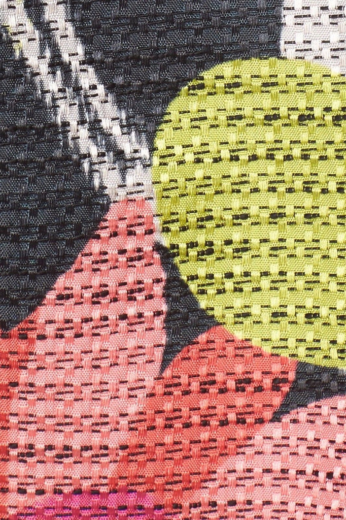 Trina Turk Kael Tweed Floral Print A-Line Skirt, Multi