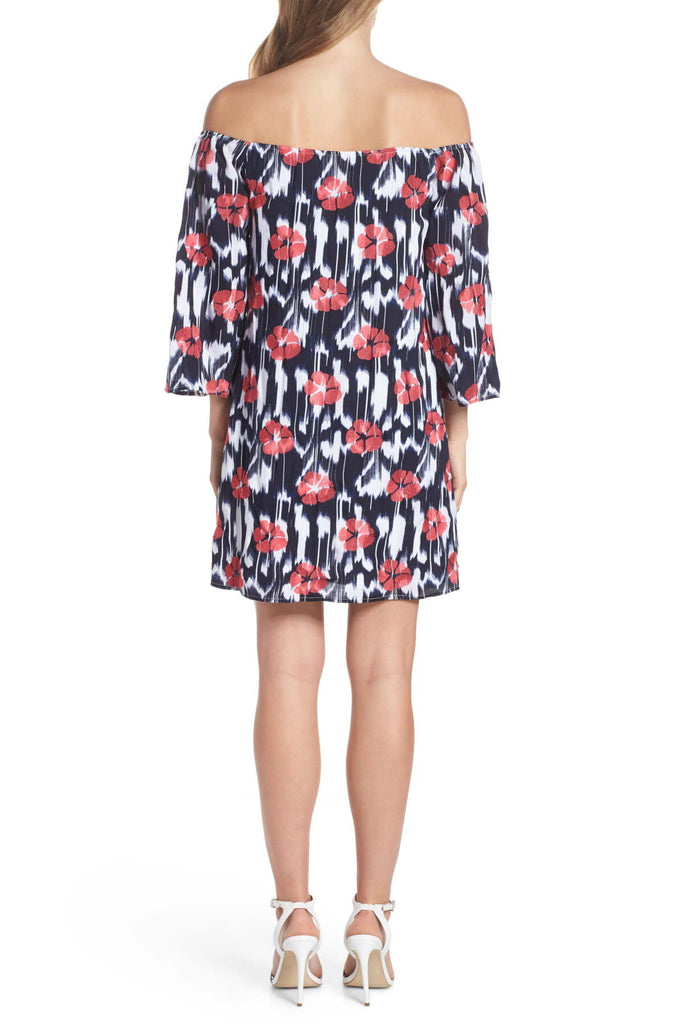 Trina Turk Kenwood Off-The-Shoulder Floral Print Dress, Multi