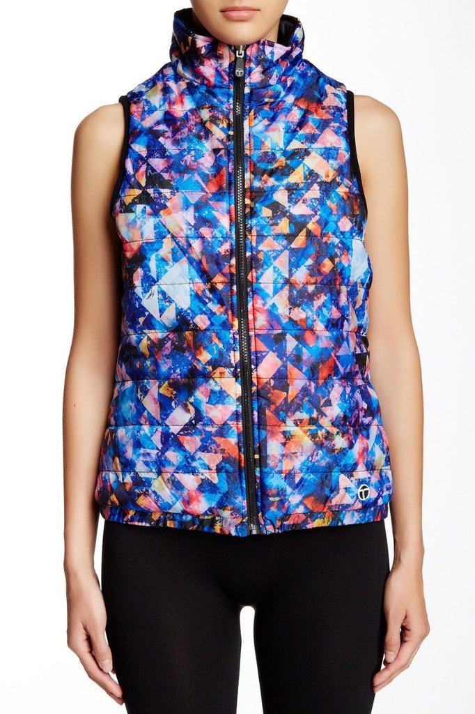 Trina Turk Recreation Barbados Reversible Vest, Black/Multi