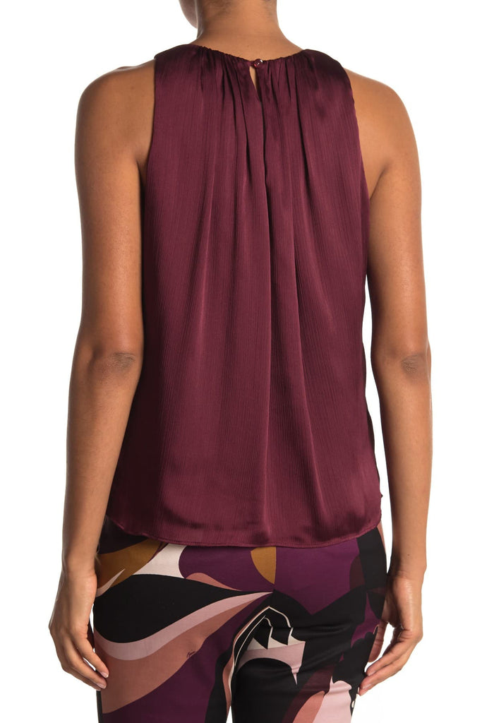 Trina Turk 'Cinsaut' Pleated Sleeveless Top, Brandywine