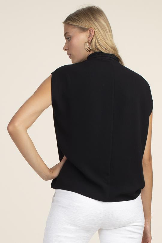 Trina Turk 'Concourse' Dolman Sleeve Surplice Top, Black