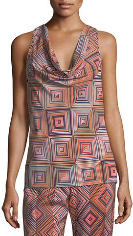 Trina Turk 'Pleasant' Large Floral Print Shift Dress, Coral/White