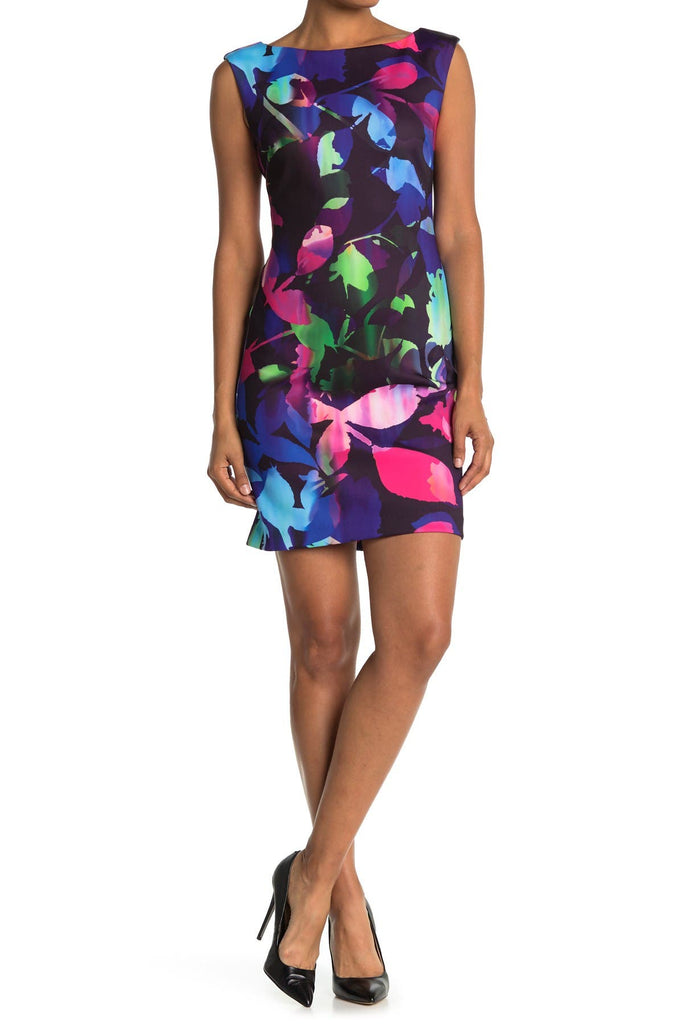 Trina Turk 'Lola' Sleeveless Floral Print Dress, Multicolor