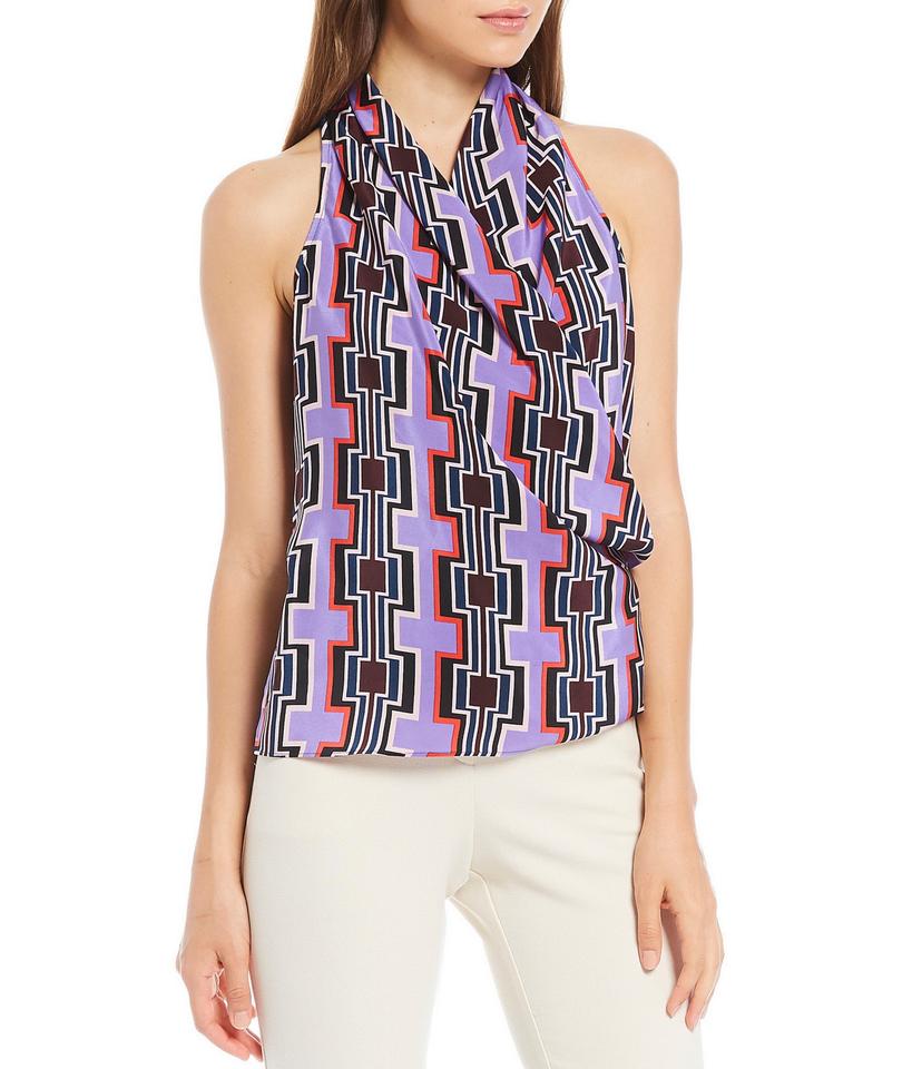 Trina Turk 'Viognier' Printed Silk Sleeveless Top, Multi
