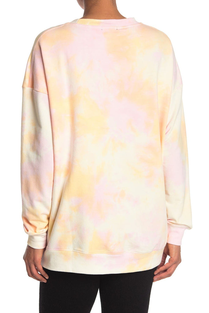 Wildfox Cotton Candy Wash Oversized Pullover Sweatshirt, Multi