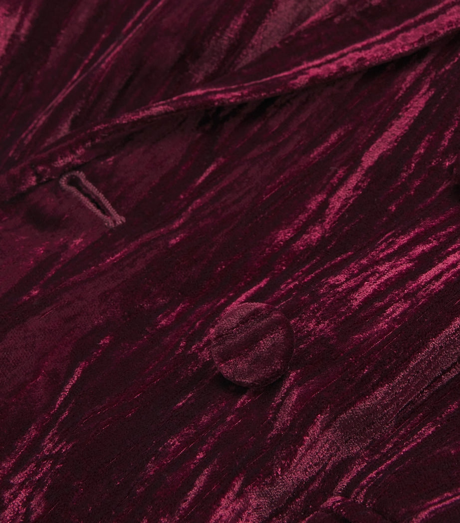 L'Agence Velvet Aimee Blazer Dark Port - view 5