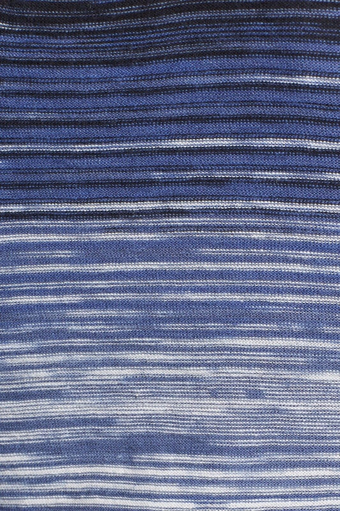 Vince Striped Cotton Space Dye Maxi Dress, Coastal Blue