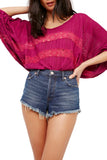 Free People 'I'm Your Baby' Pullover, Plum
