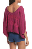 Free People 'I'm Your Baby' Pullover, Plum