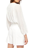 Free People 'Cool Meadow' Peasant Blouse, Ivory