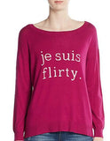 Joie 'Eloisa' Je Suis Flirty Sweater, Fuschia Pink