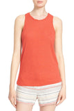 Joie 'Nykel' Racerback Cotton Blend Tank Top, Mayan Red