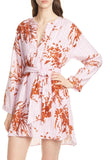 Joie Sunada Floral Print Linen Dress, Fleur D-Isle Pink
