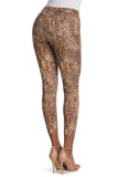 L'AGENCE Margot Leopard Paisley Skinny Jeans, Bronze Valencia