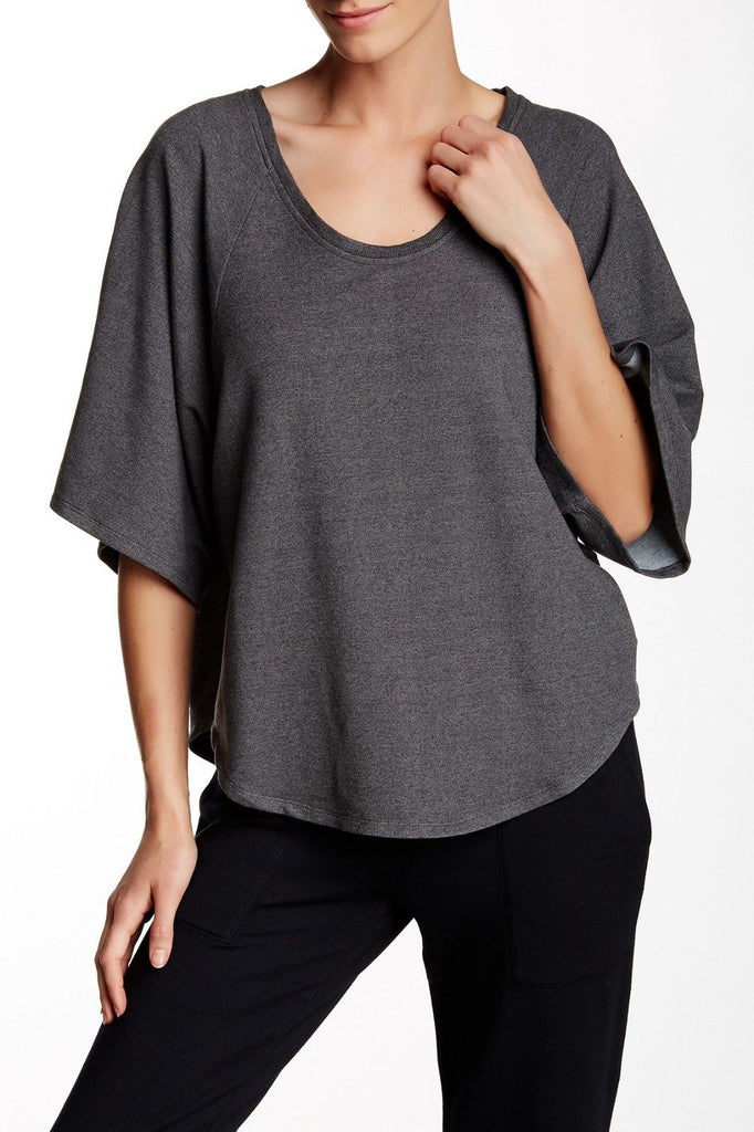 Soft Joie Kennice Kimono Sleeve Sweatshirt, Charcoal Grey