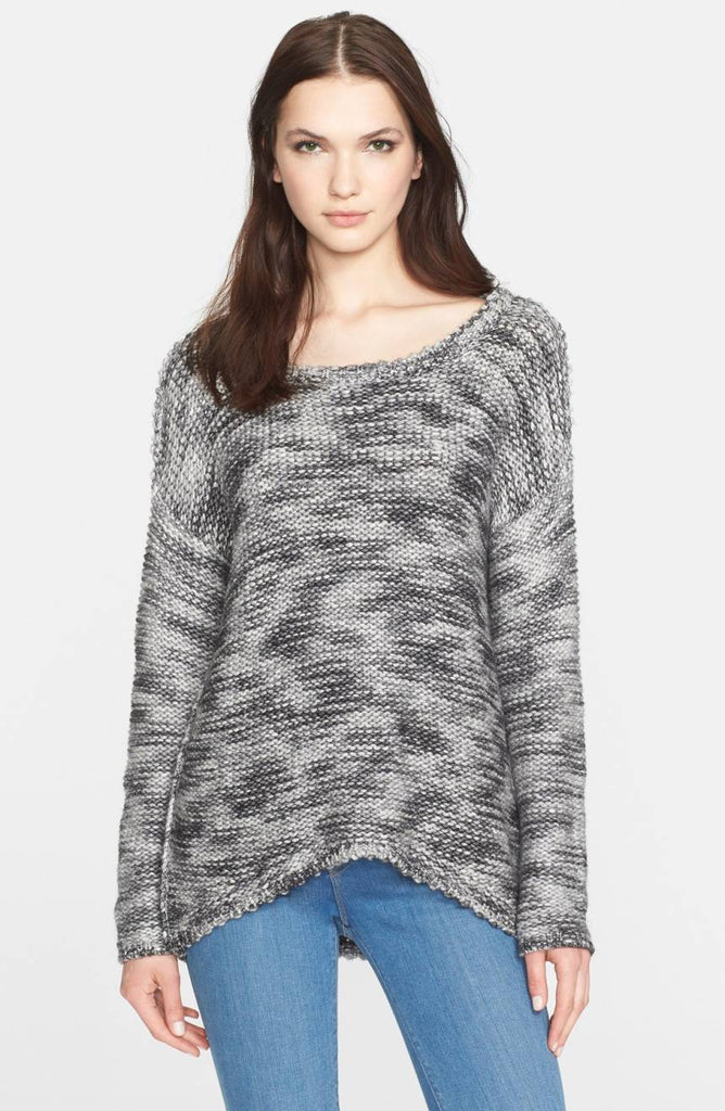 Soft Joie 'Lalina' Space-Dye Chunky Knit Sweater, Caviar