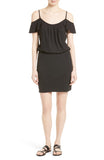 Soft Joie Tahlia Cold-Shoulder Blouson Dress, Caviar Black