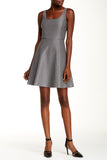 Theory Trekana LN Circuit Knit Sleeveless A-Line Dress, Grey Multi