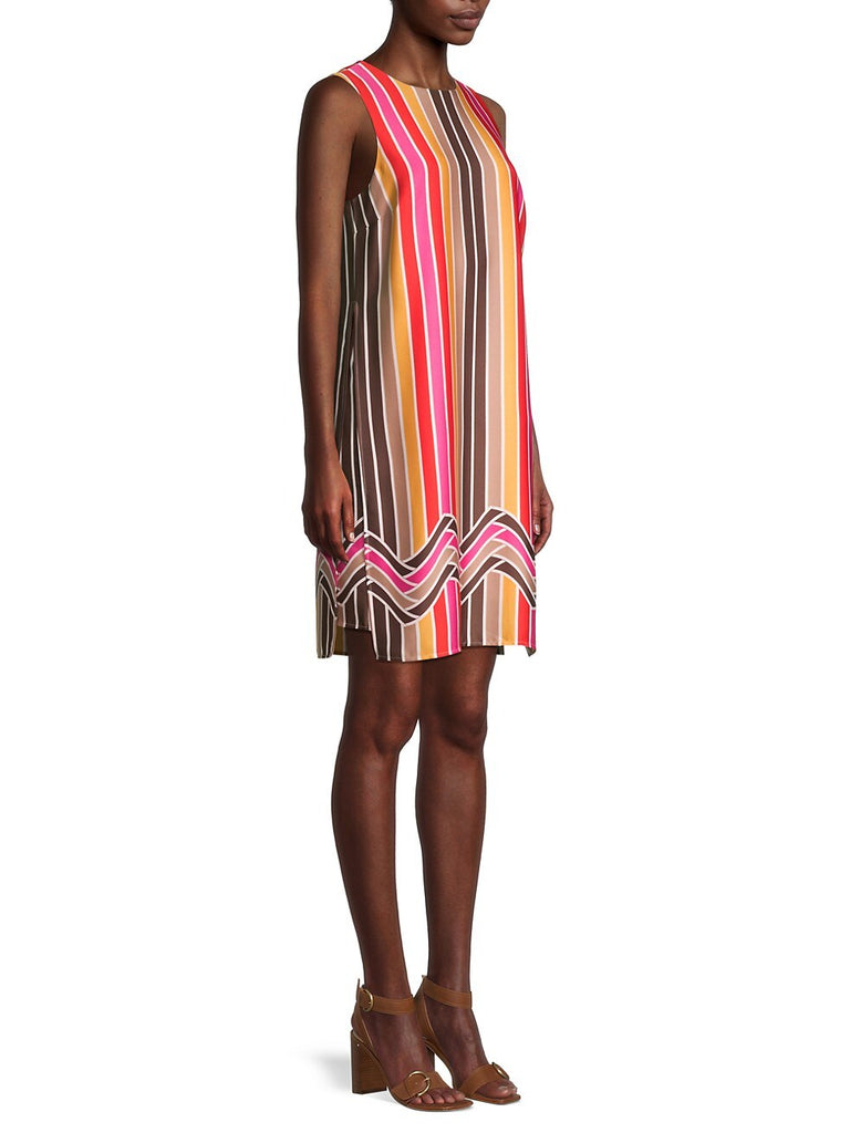 Trina Turk 'Taylor' Striped Sleeveless Shift Dress, Multicolor