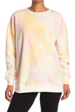 Wildfox Cotton Candy Wash Oversized Pullover Sweatshirt, Multi